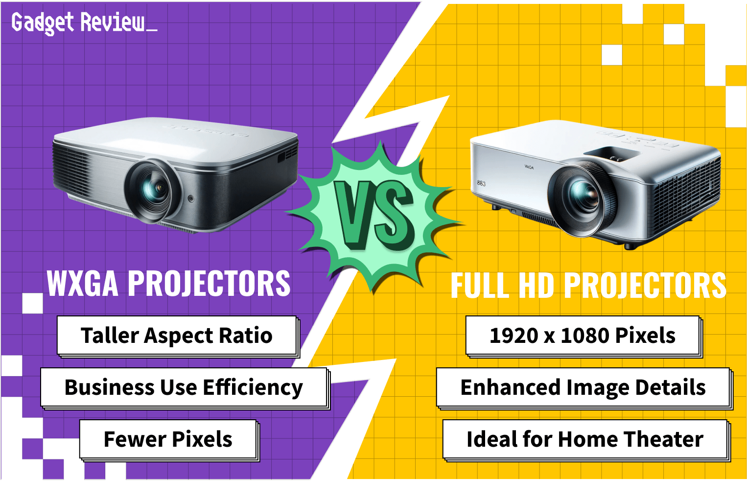 WXGA vs Full HD Projector