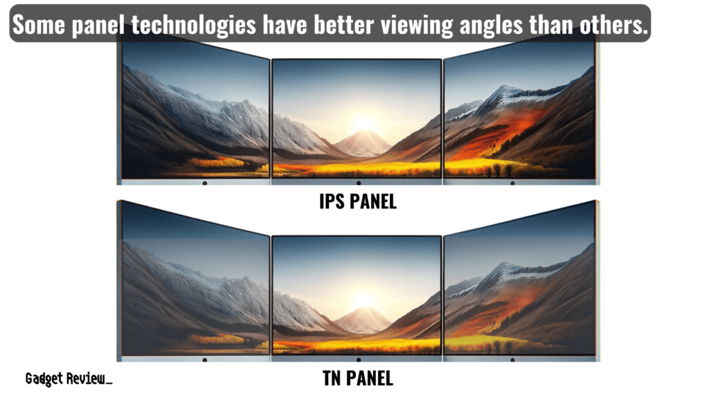 IPS panel vs TN panel.