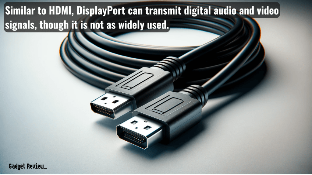 DisplayPort connector cable