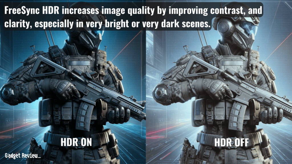 FreeSync with HDR ON and HDR OFF
