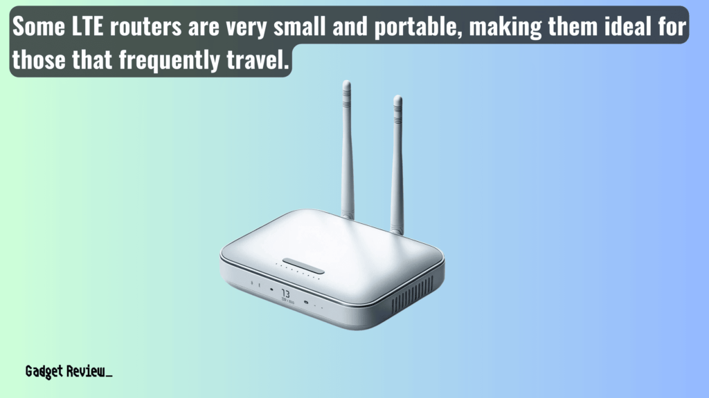 An LTE router.
