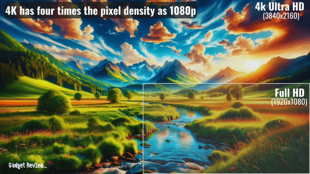 4K vs 1080p Display Resolution