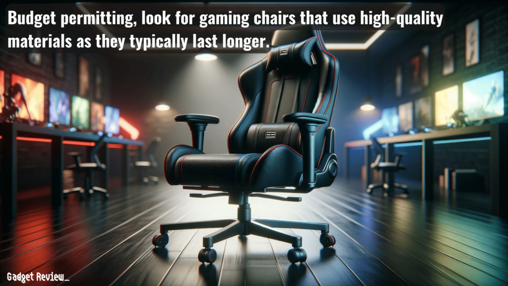 A Gaming Chair Placed in a Gaming Room.