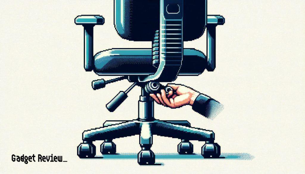 Adjust tilt tension on an office chair