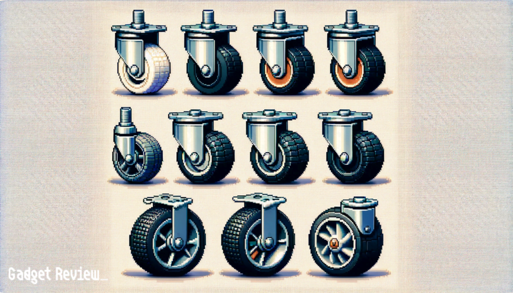 Different caster wheel types