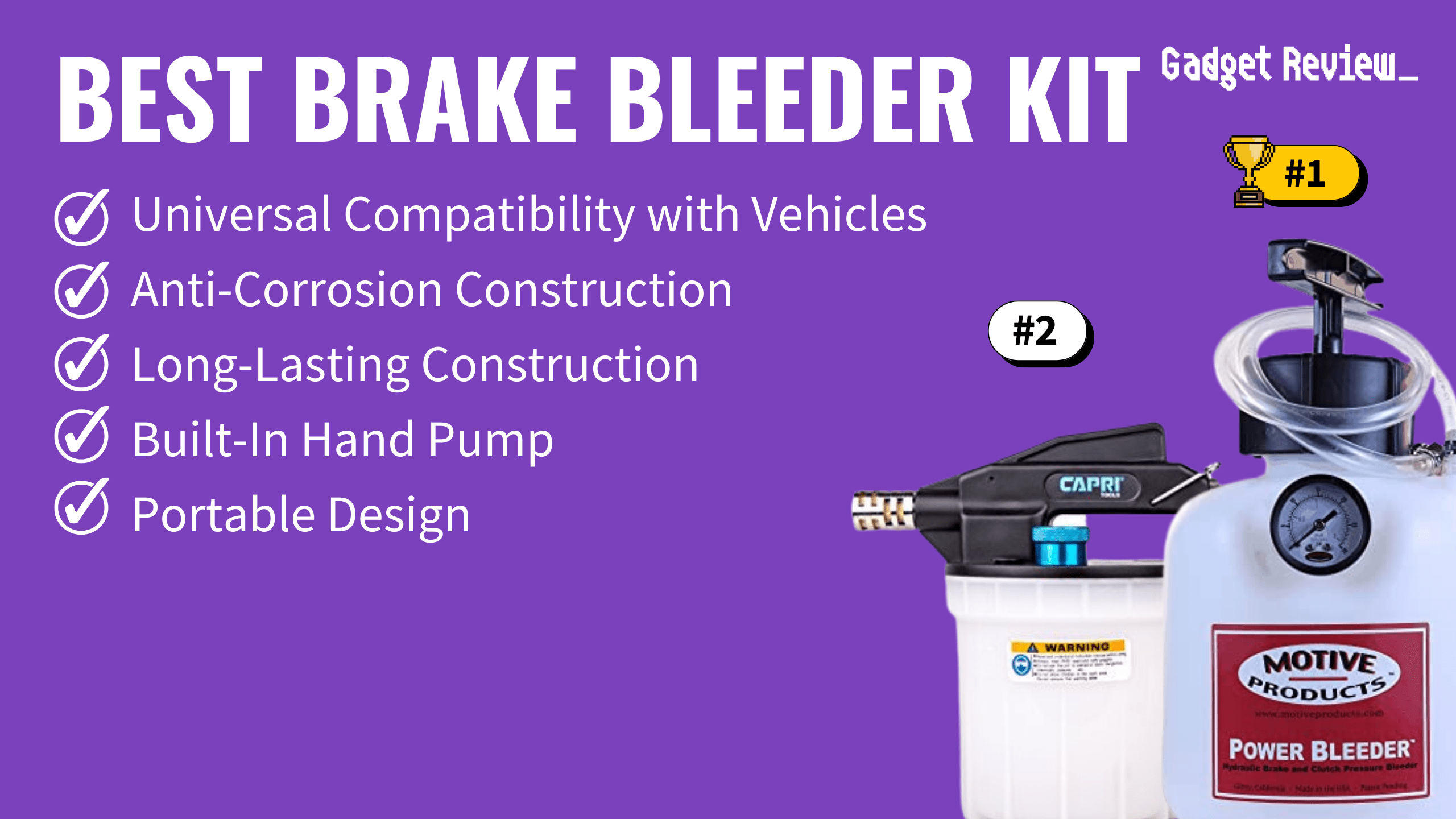 Best Brake Bleeder Kit