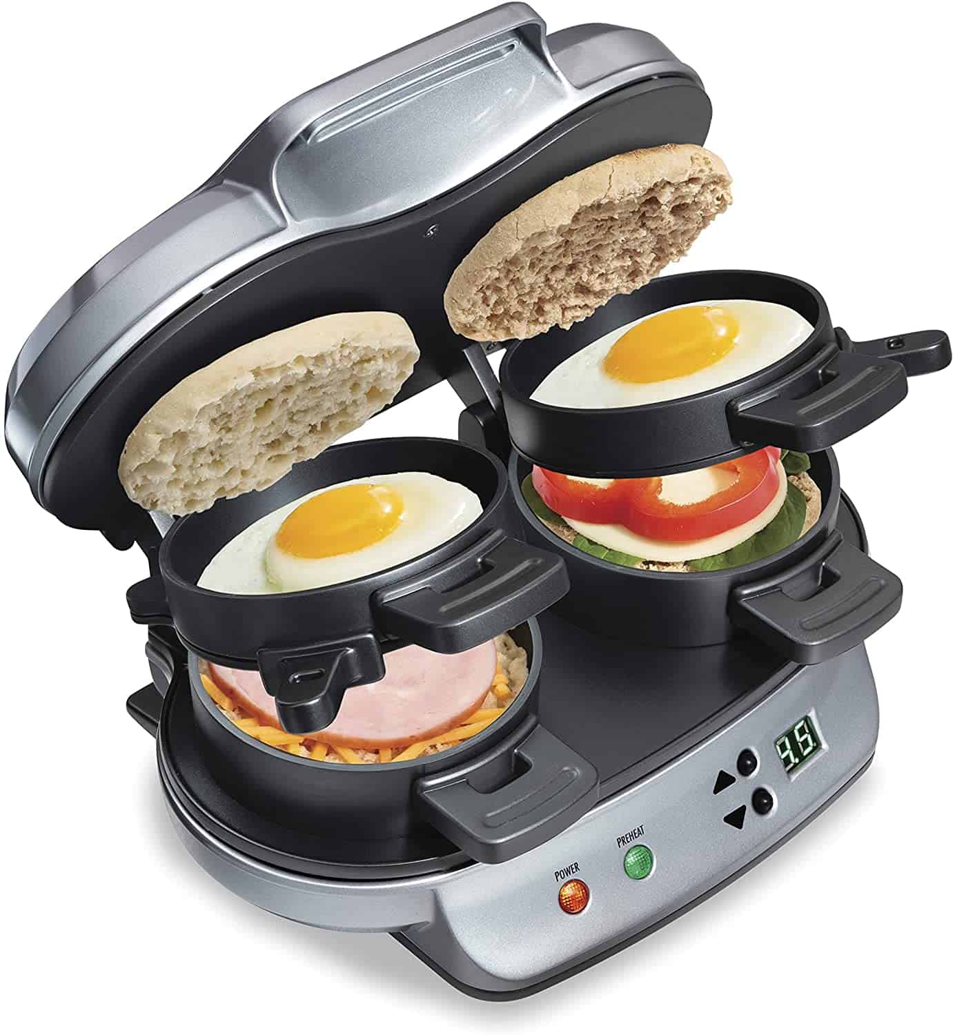 Hamilton Beach Dual Breakfast Sandwich Maker Review Gadget Review