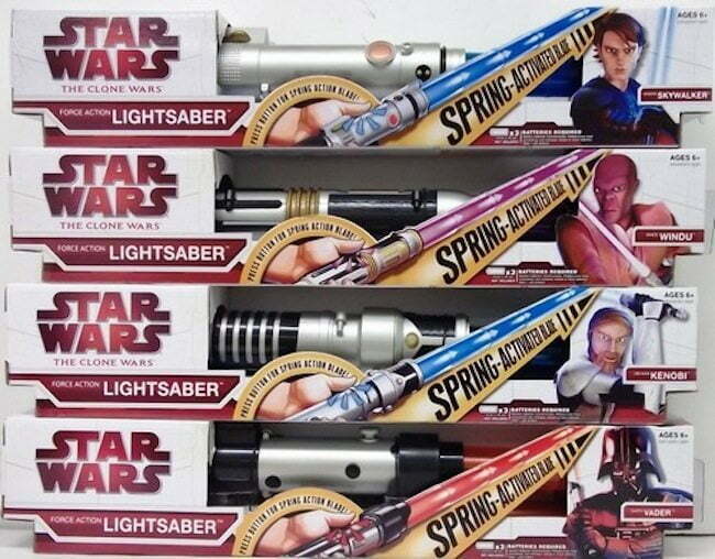 Hasbro Star Wars Obi Wan Force Action Extending Lightsaber