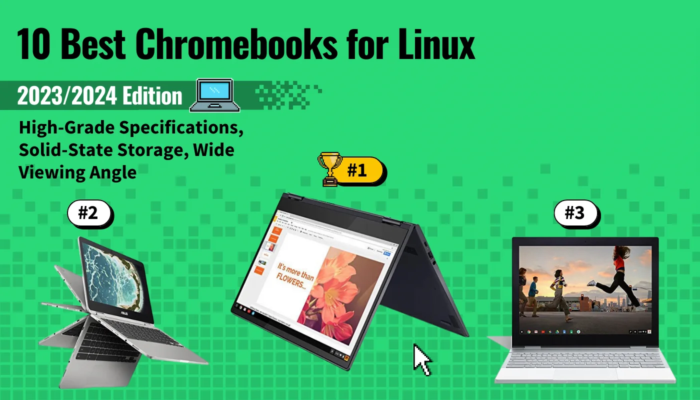 best chromebook linux featured image that shows the top three best chromebook models