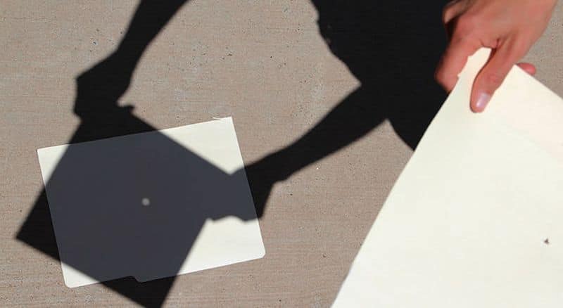 How To Make A Pinhole Projector To View A Solar Eclipse
