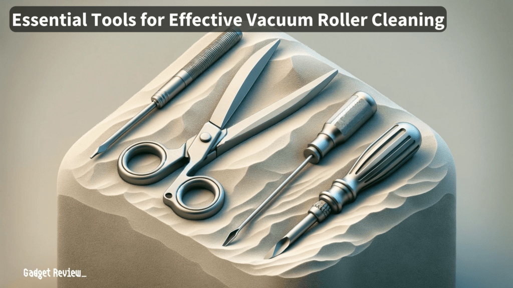 How to remove hair from a vacuum cleaner's roller