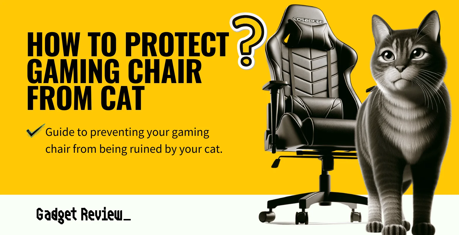How to Protect Your Gaming Chair From A Cat