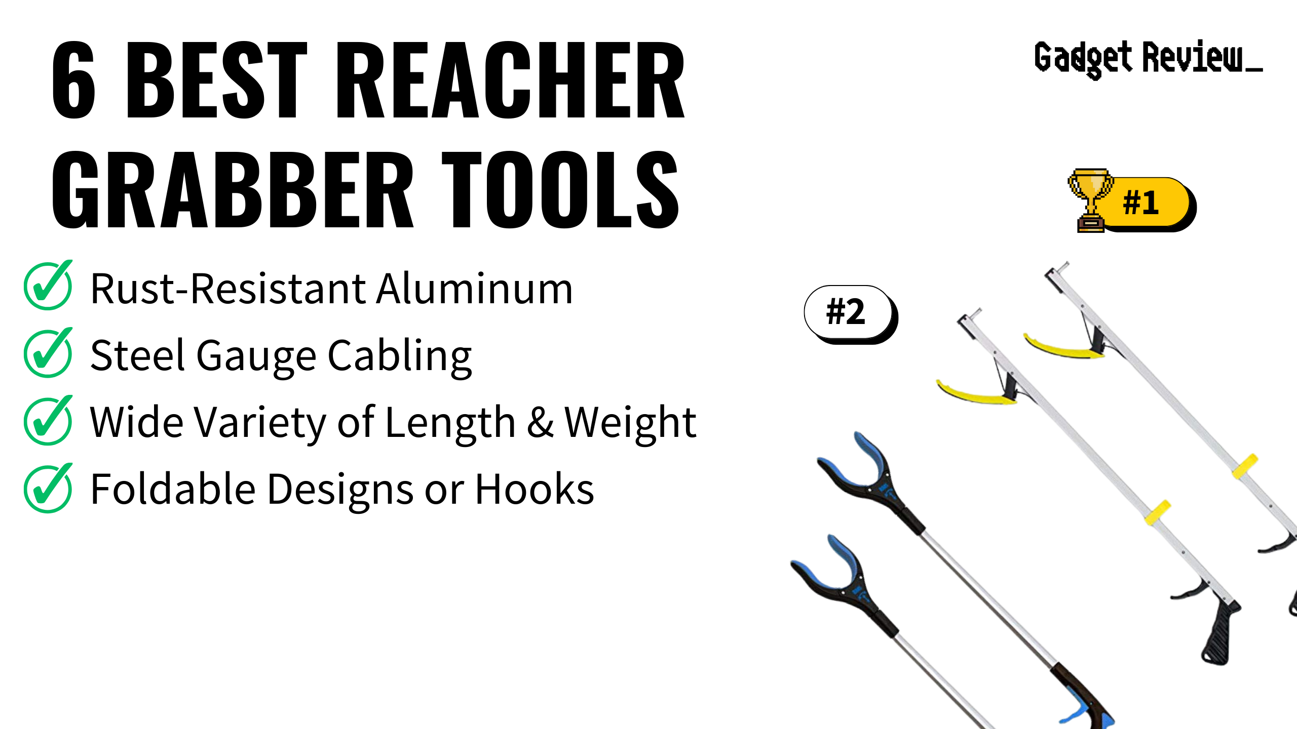 6 Best Reacher Grabber Tools