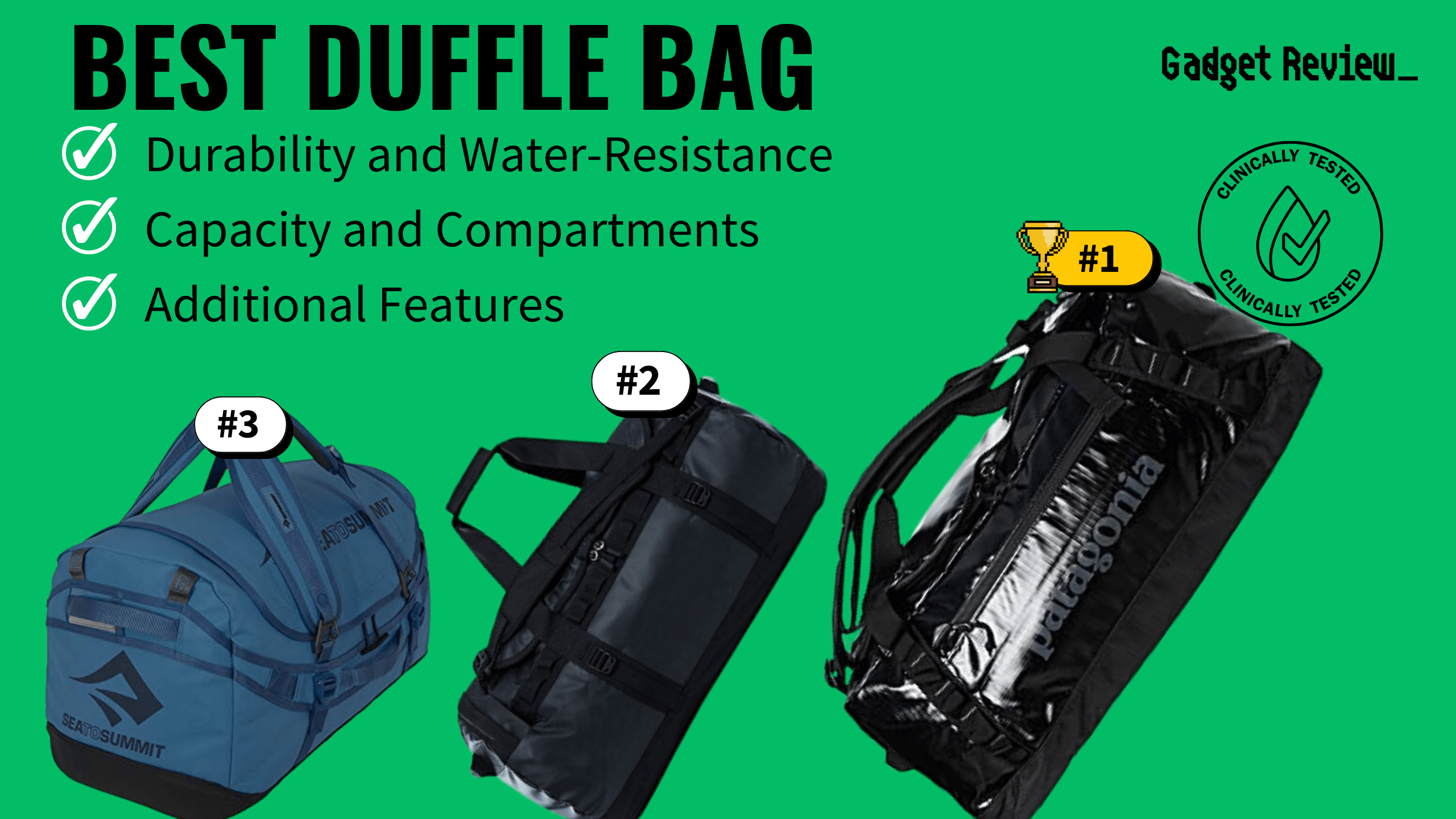 10 Best Duffle Bags