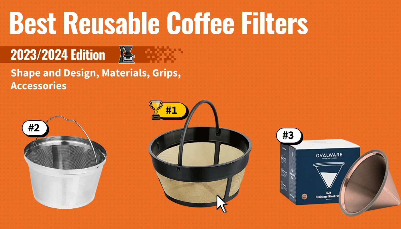 8-12 Cup Reusable Basket Permanent Coffee Filter, Perfect Fit 8-12 Cup Mr  Coffee, Black & Decker, BUNN, Cuisinart and Hamilton Beach Basket-Style