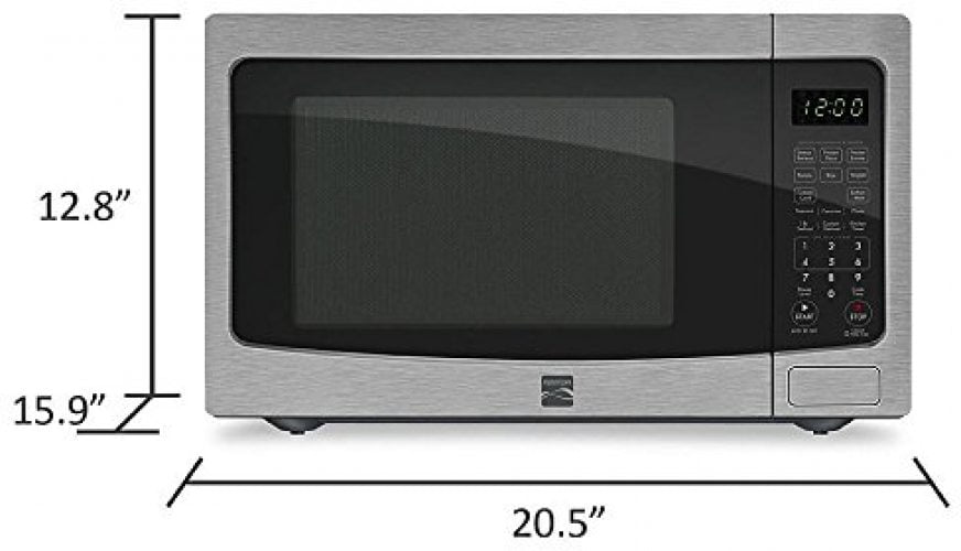Kenmore 7212 Countertop Microwave Measured