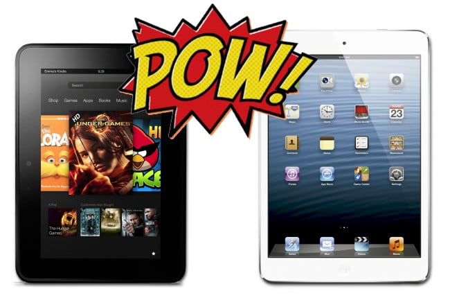 Kindle Fire HD vs iPad Mini 650x433 2