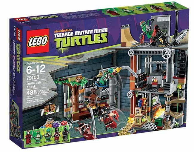 LEGO 79103 Ninja Turtles Turtle Lair Attack Set Box