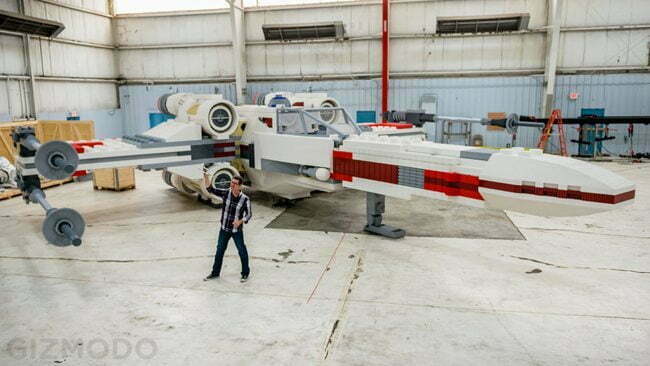 Tilgivende Rige hval Full Scale LEGO X-Wing Is The Largest Model In History - Gadget Review