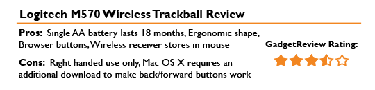 Logitech M570 Wireless Trackball Review