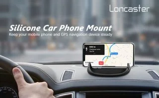 Loncaster Silicone Dashboards Compatible Smartphones Review