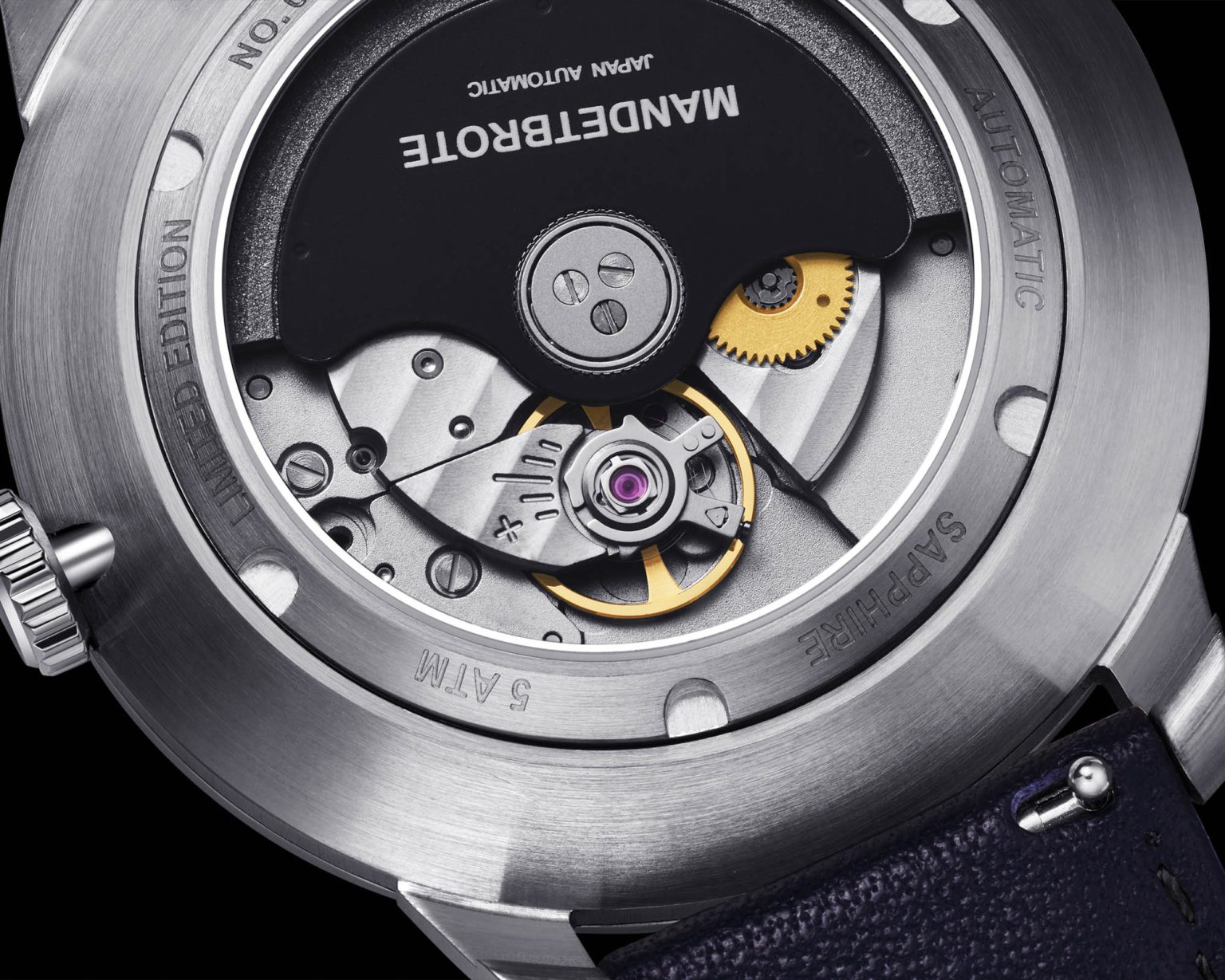 Montre Mandetbrote Secret Orbital Deep Blue main image 1