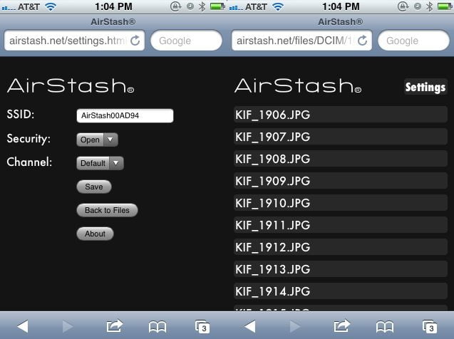 Maxell AirStash AirStash app