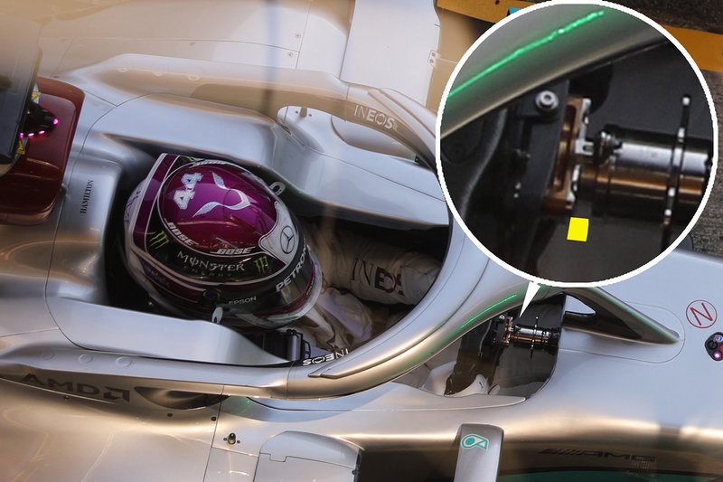 Mercedes W11 DAS steering