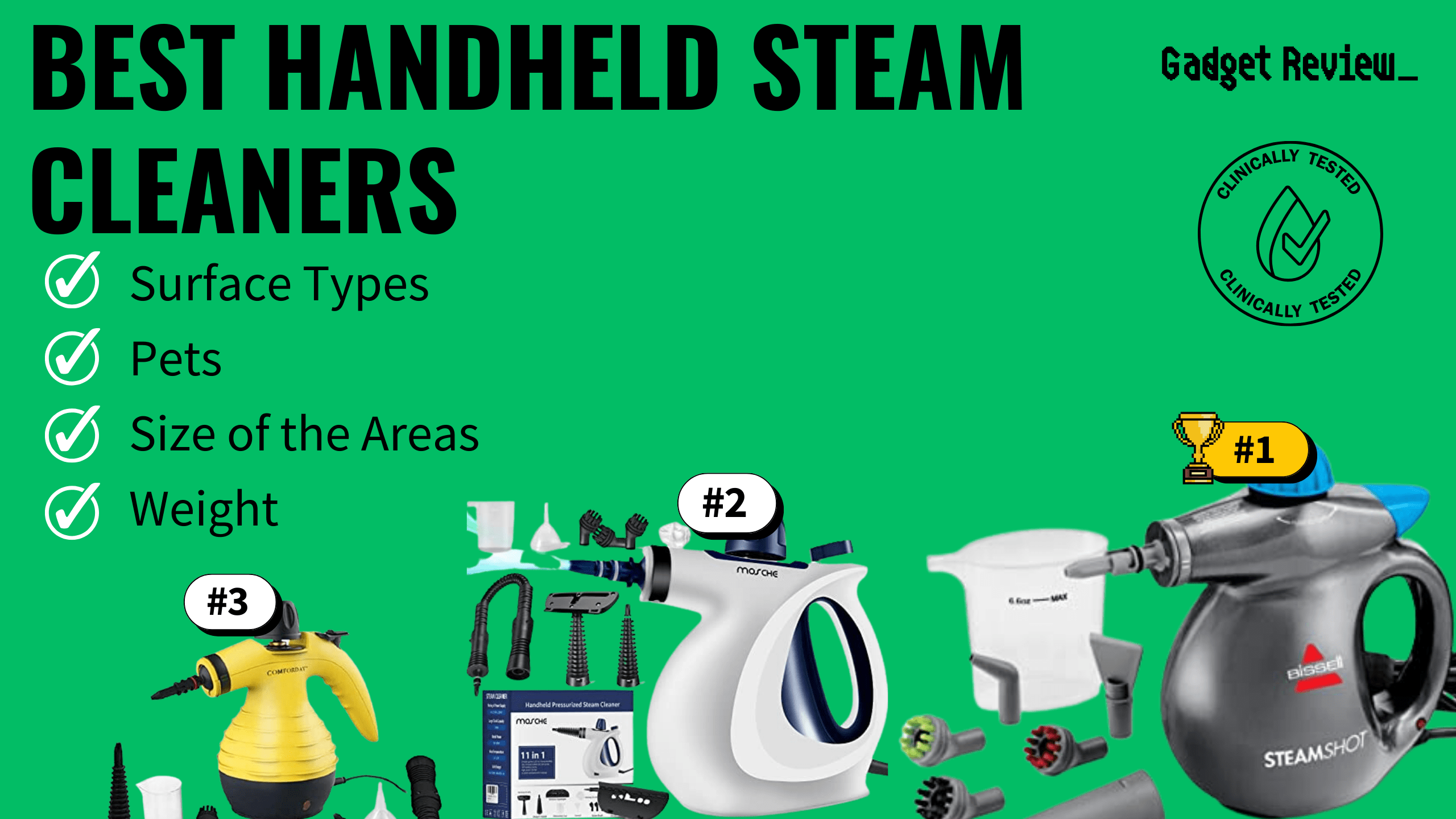 Best Handheld Steam Cleaners