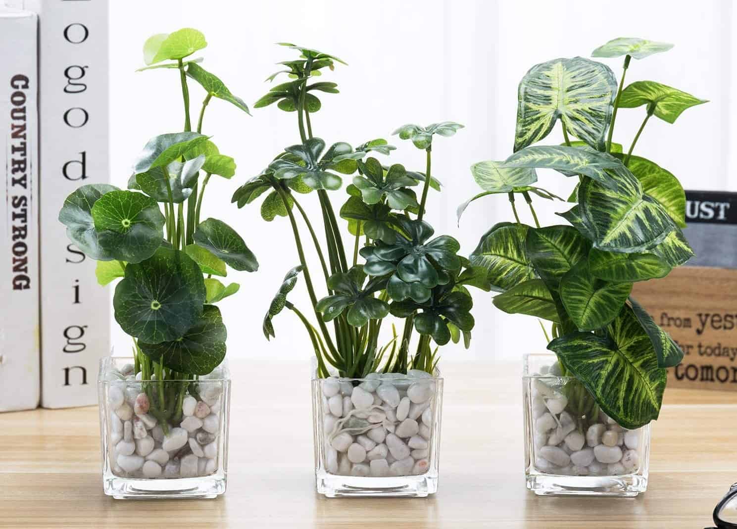 MyGift Artificial Plants Tabletop Greenery Review Gadget Review