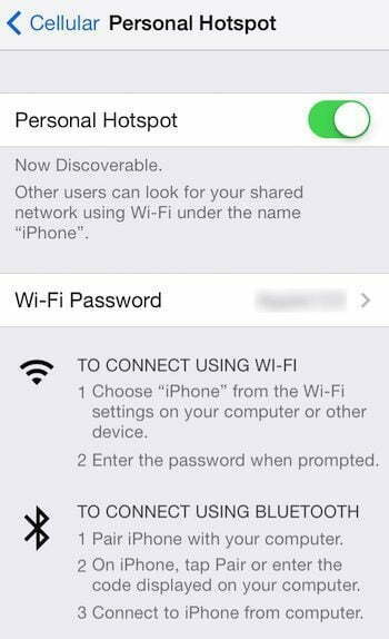 iPhone 5c: Change Wi-Fi Pass