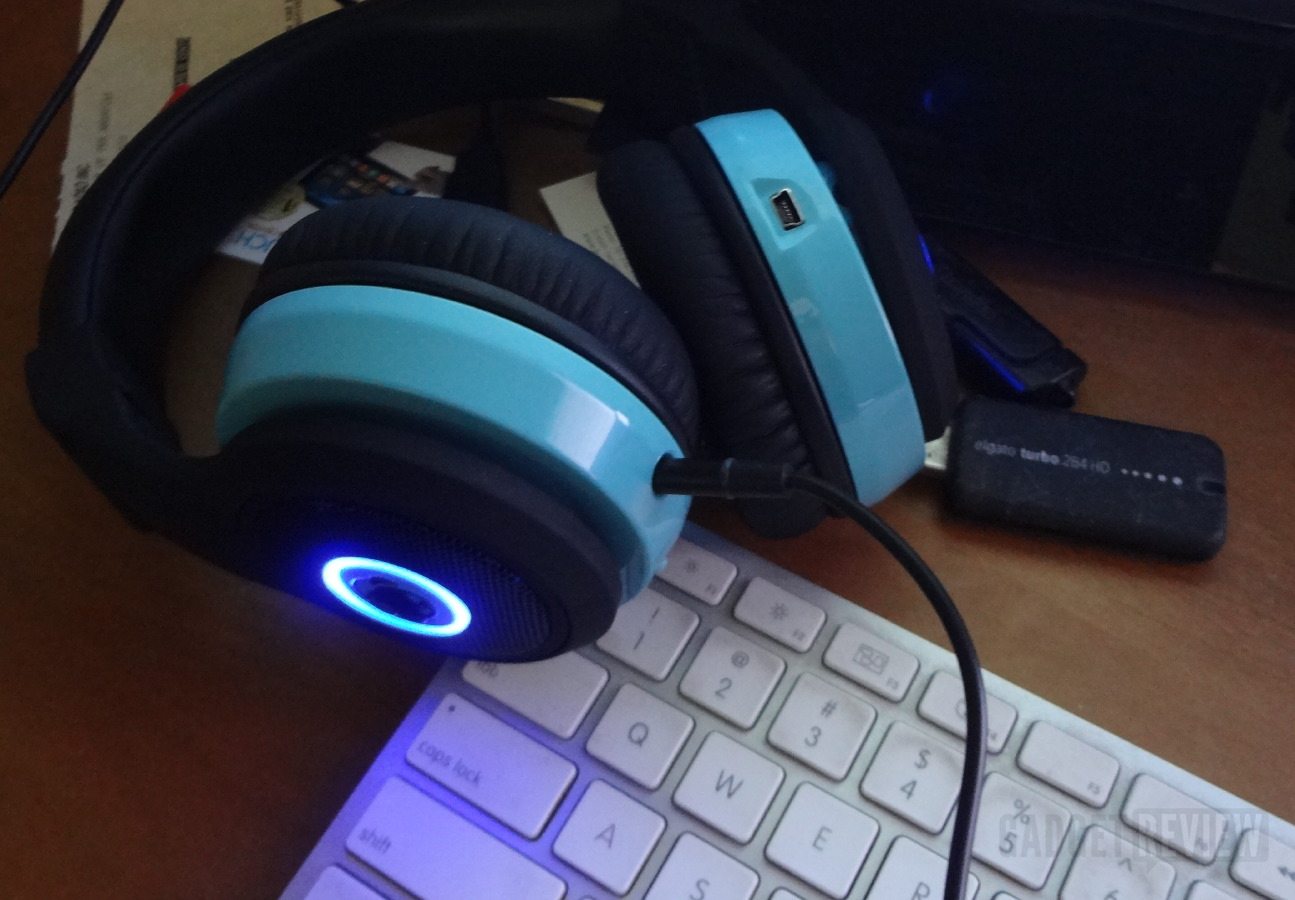 Phantom on keyboard blue glow