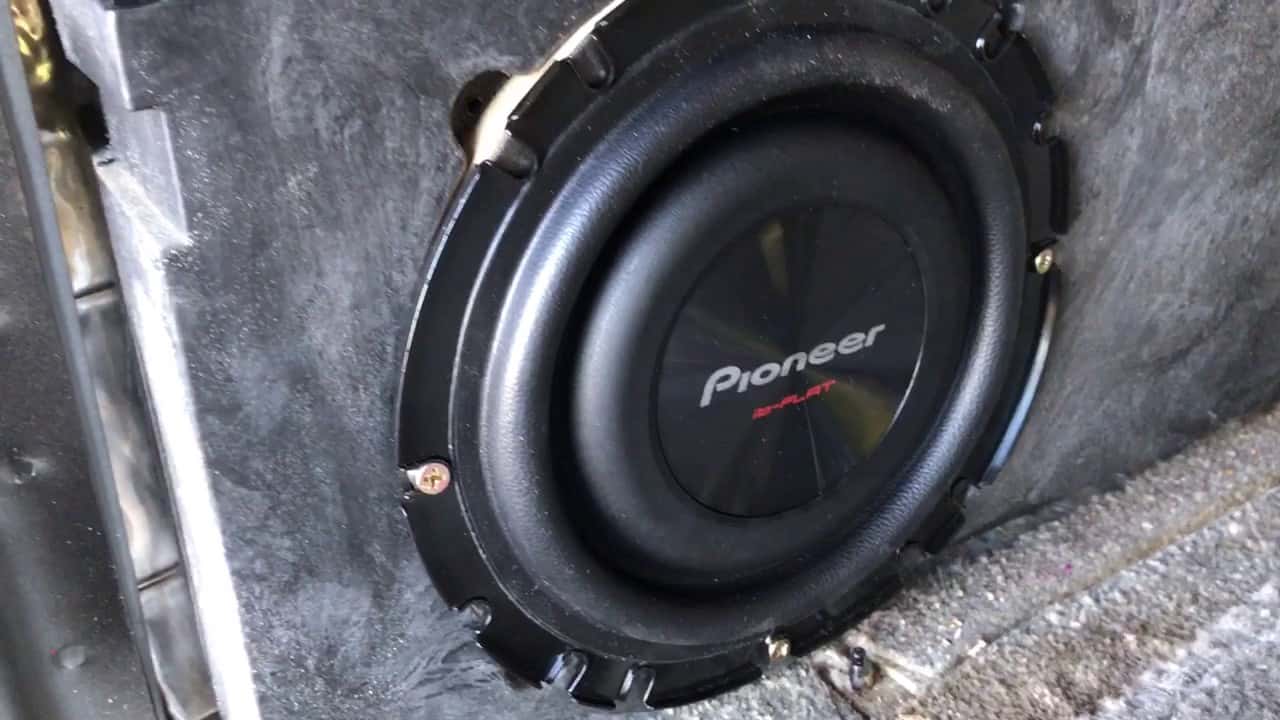 Pioneer TS SW2002D2 8 inch Shallow Mount Subwoofer Review