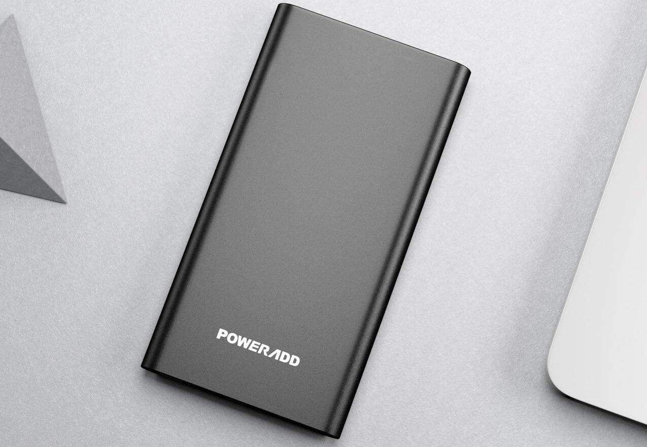 POWERADD Batterie Externe Portable 10000mAh Pilot 2GS Deux Ports USB Rouge 
