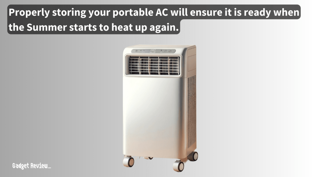Proper storage of your air conditioning unit
