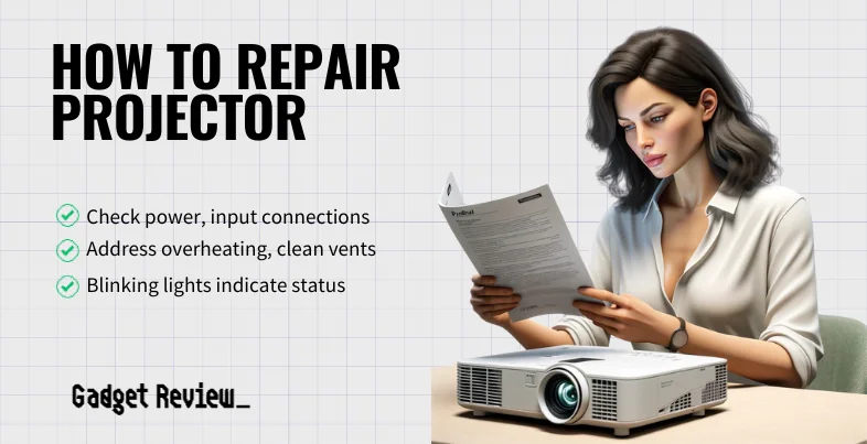 how to repair projector guide