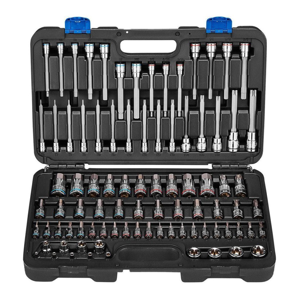Quinn 87-piece master bit socket set