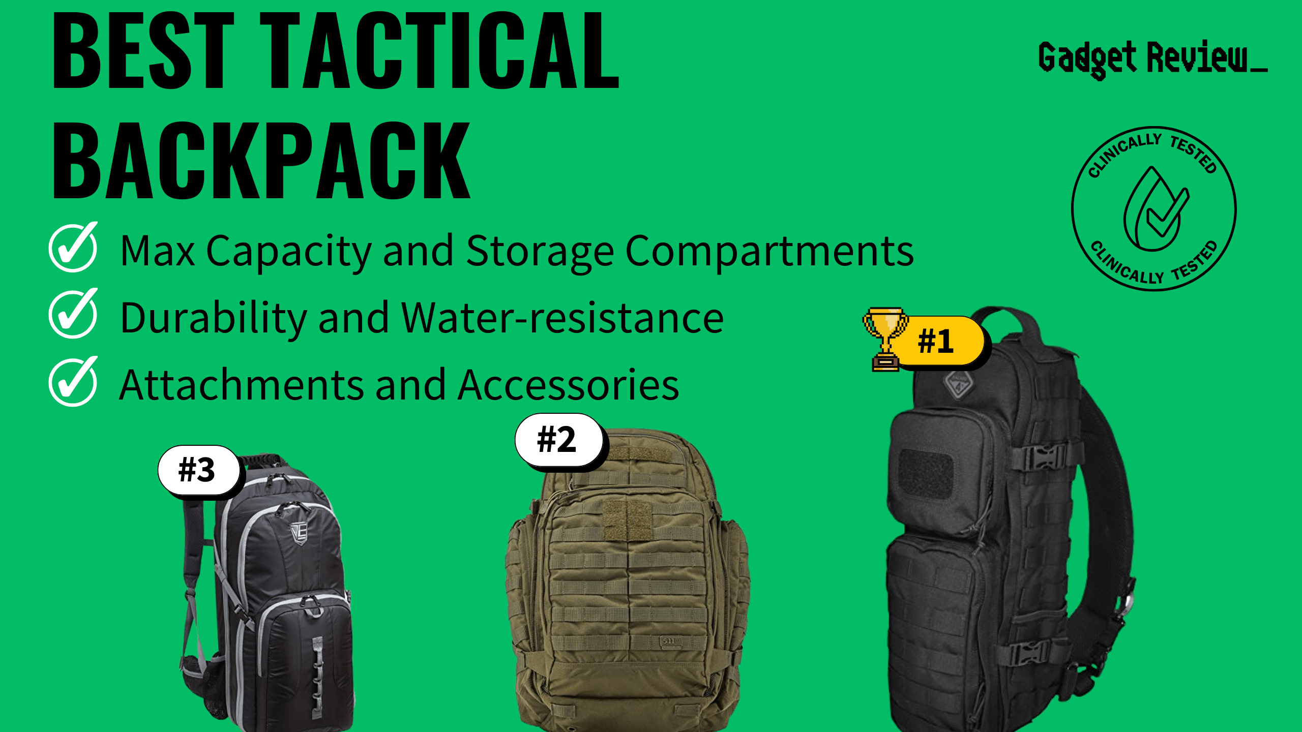10 Best Tactical Backpacks