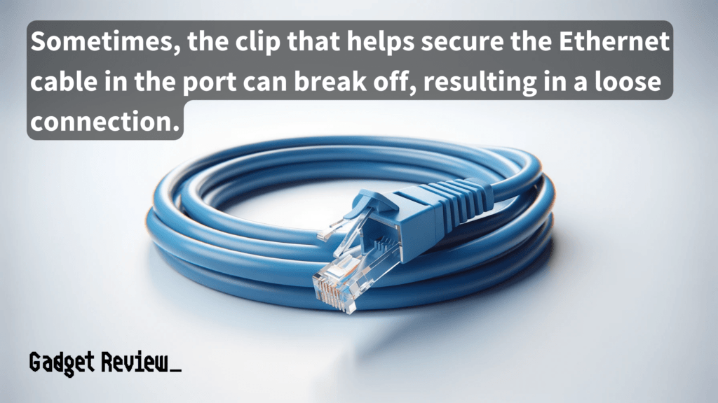 broken ethernet cable