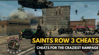 Saints Row 3 Video Game Cheats for Xbox