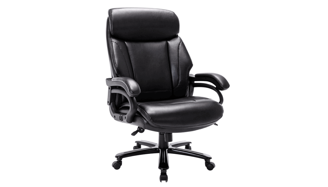 STARSPACE High Back Big & Tall 400lb Bonded Leather Office Chair Review