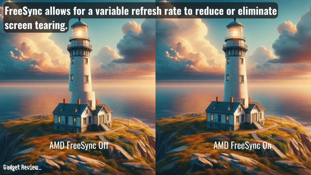 Screen Tearing AMD FreeSync On vs Off