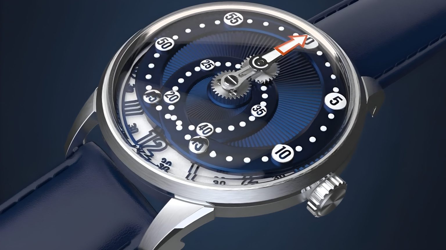 Montre Mandetbrote Secret Orbital Deep Blue main image 0