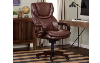 Serta Bonded Leather Big & Tall Executive Chair Review