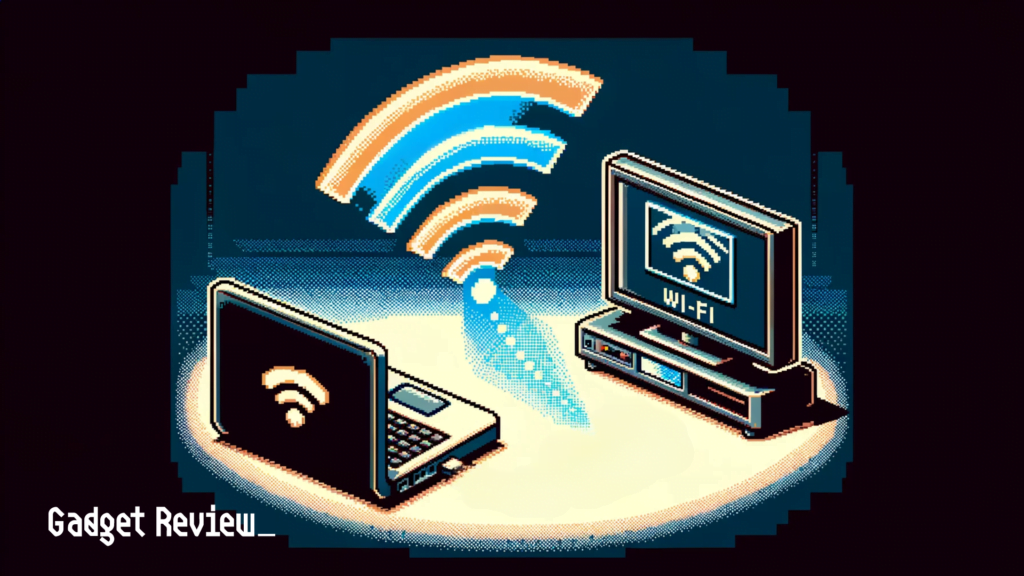 Wireless connectivity between laptop and TV Wireless connectivity between laptop and TV