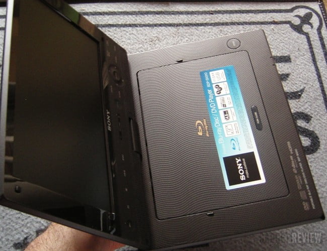 Sony Portable Blu ray DiscDVD Player BDP SX910 screen open 650x500 1