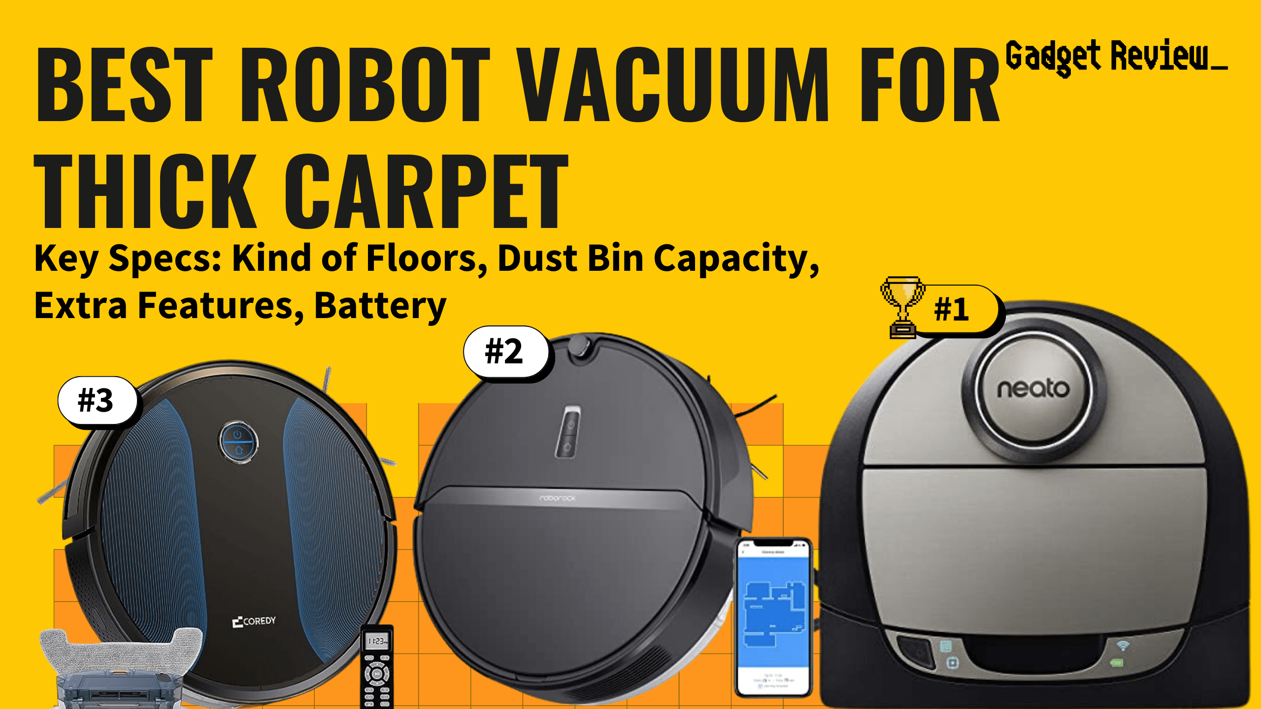 Best Robot Vacuum for Thick Carpet