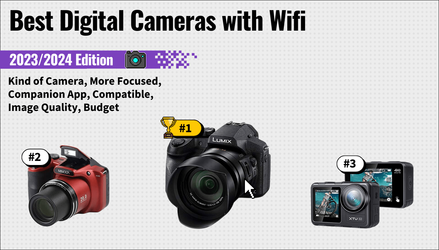 best digital camera with wifi featured image that shows the top three best digital camera models