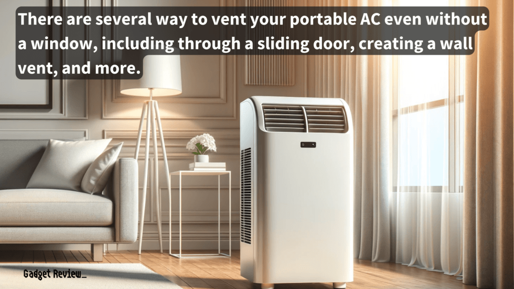 There are multiple methods for venting your portable air conditioner