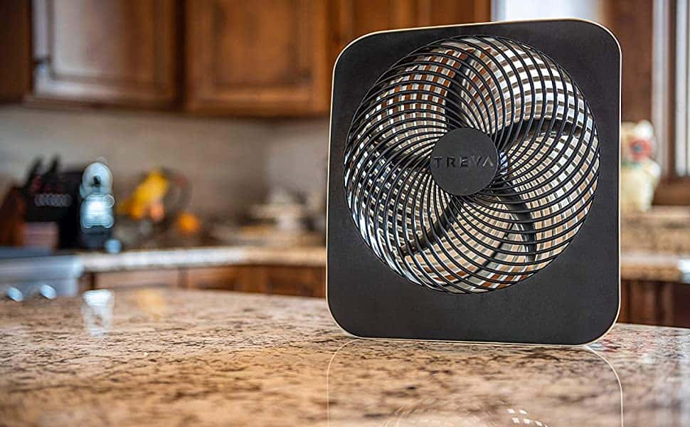 O2Cool Treva 10 Battery Operated Portable Fin Fan With AC, 42% OFF